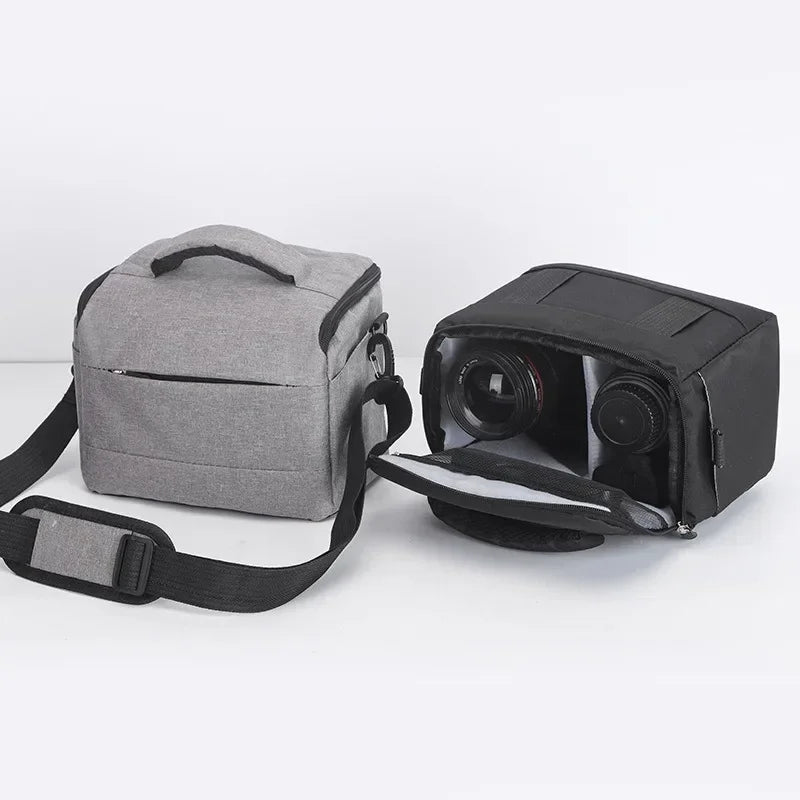 DSLR Camera Shoulder Bag – Portable Nylon Handbag & Crossbody Case for Sony, Nikon, Canon, Panasonic Equipment