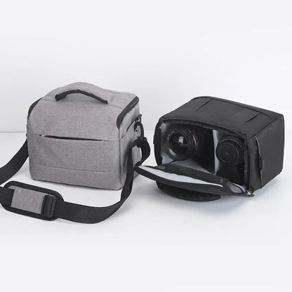 DSLR Camera Shoulder Bag – Portable Nylon Handbag & Crossbody Case for Sony, Nikon, Canon, Panasonic Equipment