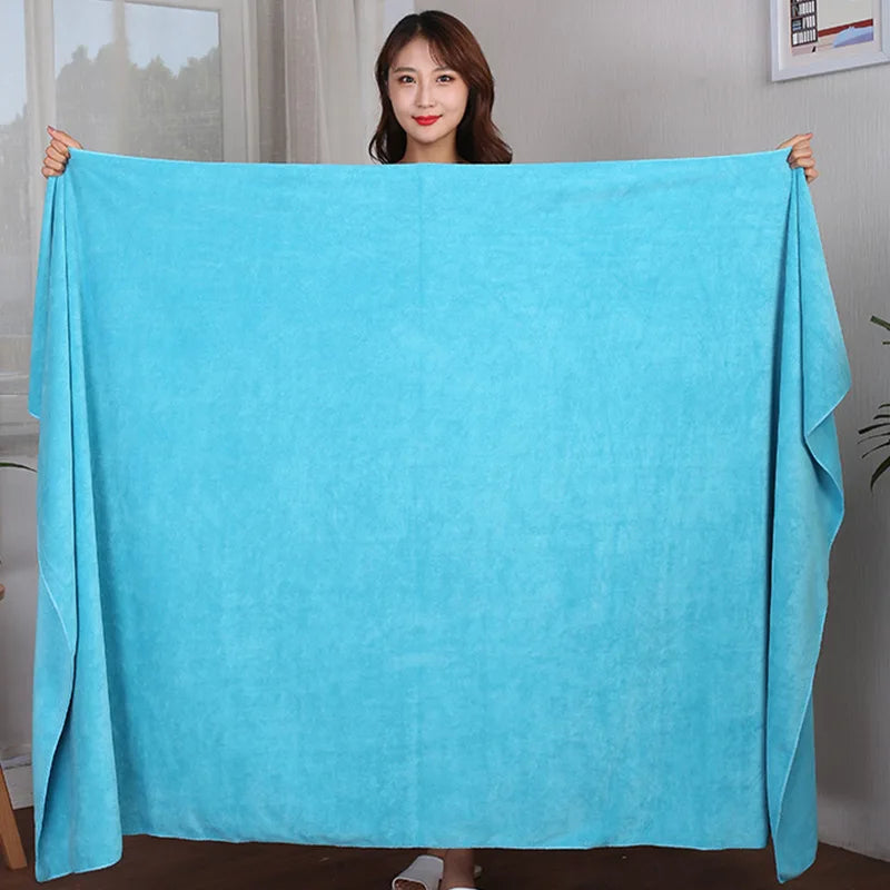 Extra Large Microfiber Bath Towel – Super Absorbent, Quick-Drying Soft Towel for Hotel, Spa, Sauna & Sports