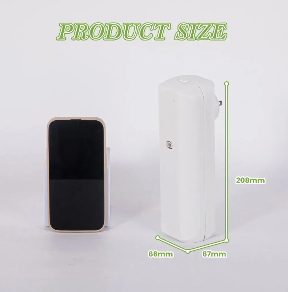 Plug-in Wall Fragrance Diffuser – Waterless Smart Essential Oil Diffuser for Home & Room Scented Air