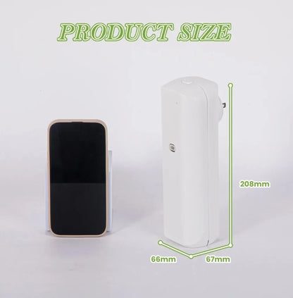 Plug-in Wall Fragrance Diffuser – Waterless Smart Essential Oil Diffuser for Home & Room Scented Air