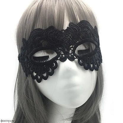 Halloween Lace Velvet Mask — Sexy Unisex Masquerade Eye Mask for Party, Prom, Costume & Cosplay Gifts
