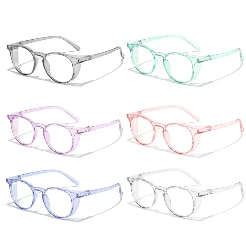 Transparent Sand-Proof Anti-Shock Biking Goggles: Blue Light Blocking Glasses for Men and Women - Protect Your Eyes with Anti-Blue Light Eyewear