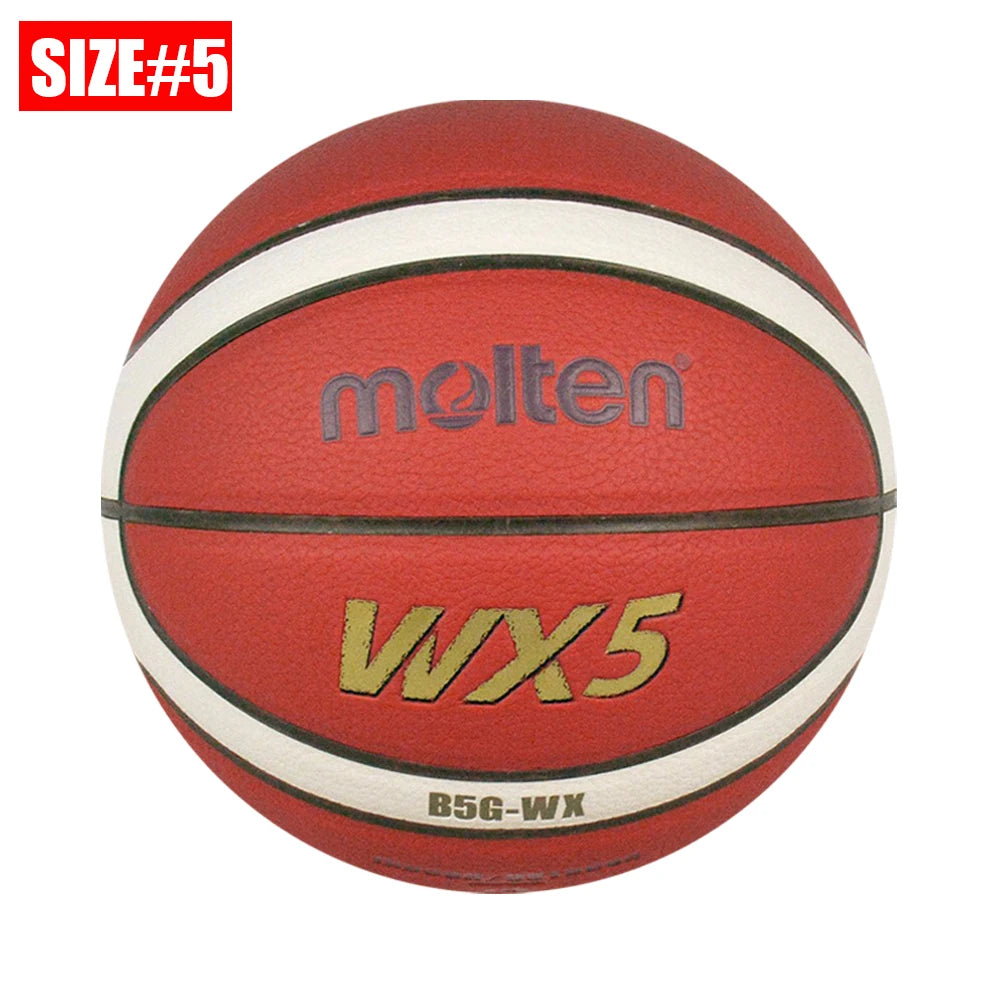 2025 Molten Basketball — Official Size 5/6/7 PU Indoor & Outdoor Ball for Men, Training, Match & Team Games