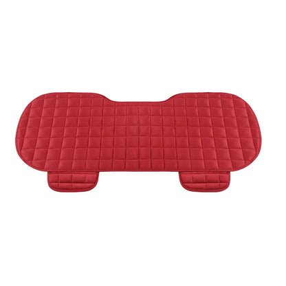 Universal Winter Car Seat Cover Set – Front & Rear Flocking Cloth Anti-Slip Warm Cushion Mat for Car, SUV, Van & Truck Interior Protection