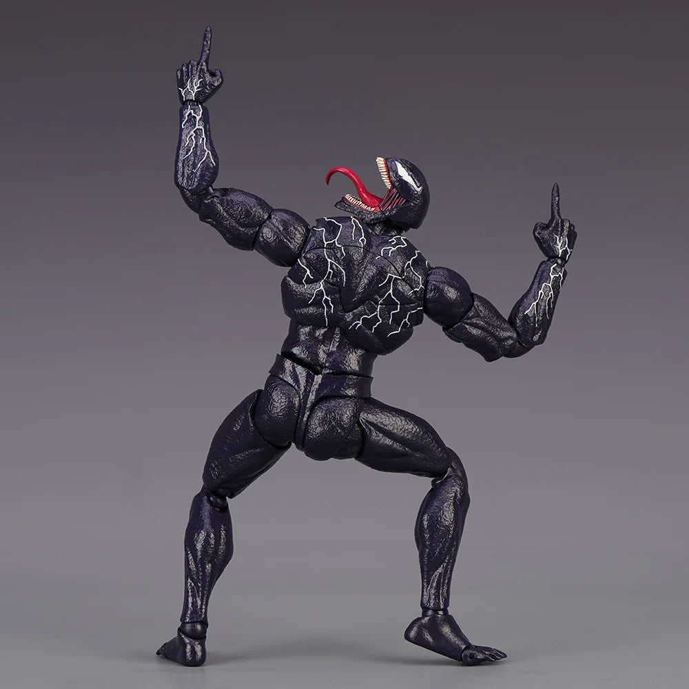 Venom Amazing Yamaguchi Action Figure — Joint Movable Face-Change Collectible Model Toy for Kids Gift