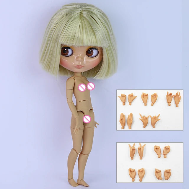 ICY DBS Blythe Doll 1/6 BJD – 30cm Joint Body Set with Random Eyes, Anime Girl Toy Gift