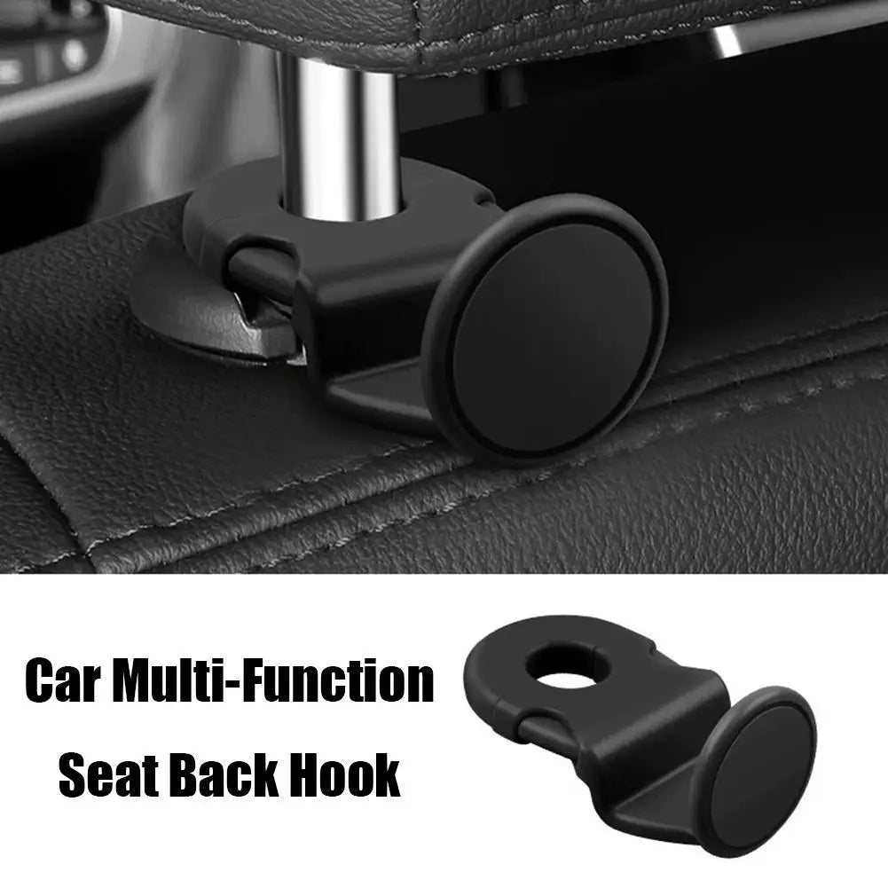 Universal Car Headrest Hooks — Heavy-Duty Back Seat Organizer & Multi-Function Interior Storage Holder