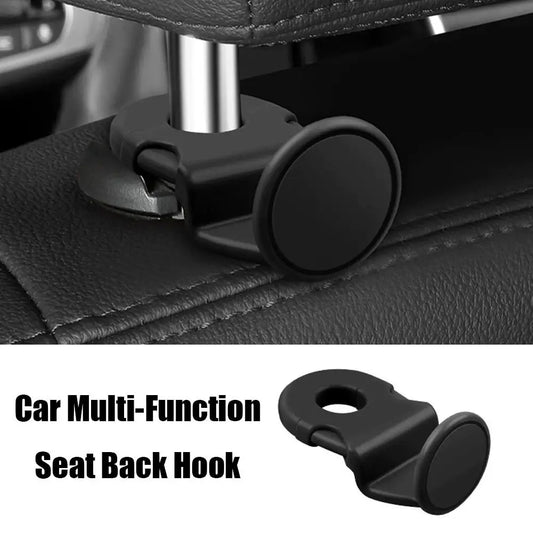 Universal Car Headrest Hooks — Heavy-Duty Back Seat Organizer & Multi-Function Interior Storage Holder