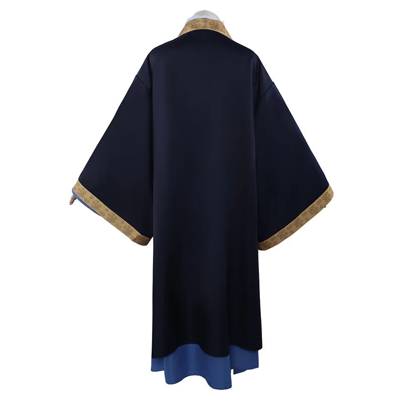 Jinshi Cosplay Apothecary Diaries Costume — Men’s Kimono Robe with Wig & Headwear for Anime Kusuriya No Hitorigoto