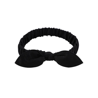 Vintage Boho Suede Headbands for Women – Soft Solid Print Cross Knot Elastic Hairbands & Bandanas for Girls