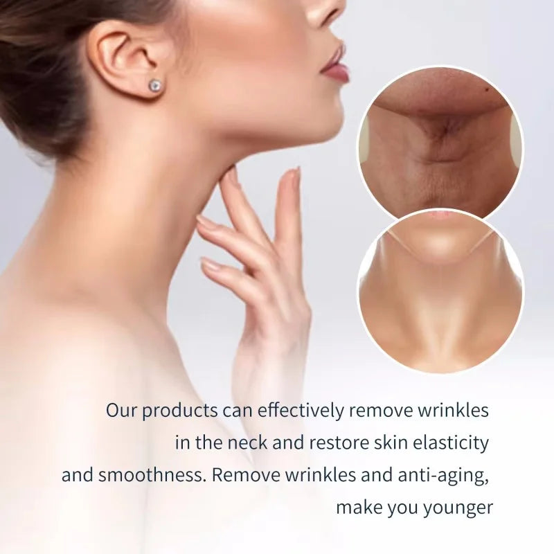 Neck Wrinkle Remover Cream – Firming Anti-Aging Moisturizer, Smooths Fine Lines, Skin Tightening, Whitening & Nourishing Neck Care Treatment Cream