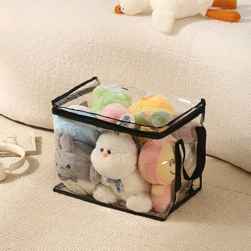 Plush Toy Storage Bag – Large Capacity Organizer for Kids’ Stuffed Animals, Waterproof Student Book & Study Storage Container