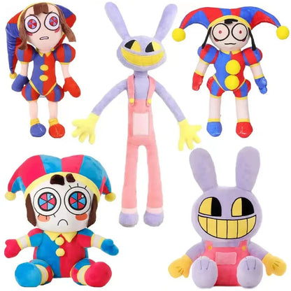The Amazing Digital Circus Pomni Plush Doll – Soft Anime Clown Toy for Kids Christmas Gift