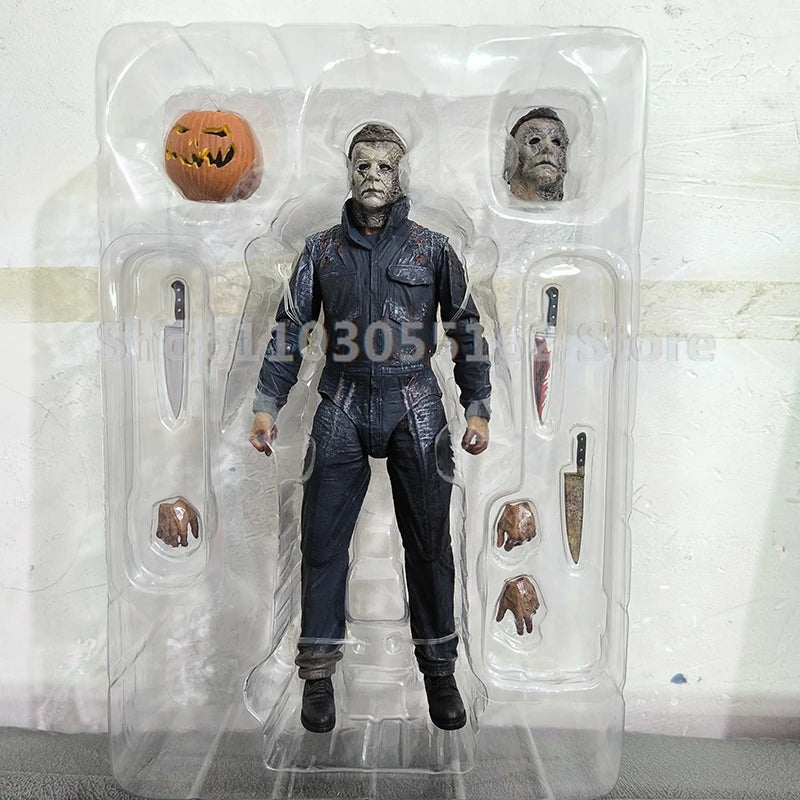 NECA Halloween II Michael Myers Action Figure – Pumpkin Kill Horror Collectible Toy