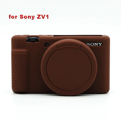 Sony RX100 ZV Series Silicone Camera Case - Soft Rubber Protective Body Cover Bag for RX100 III IV V VI VII ZV1 ZV-E10 Camera Protector