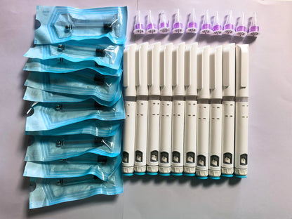 10PCS Disposable Injection Pens (Without Medication) — Individually Packaged Pre-Filled Pen Set