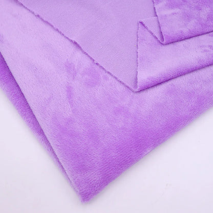 160CM/63" Wide Minky Plush Fabric – Super Soft Flannel Fabric for DIY Dolls, Toys, and Crafts, Sold by the Meter