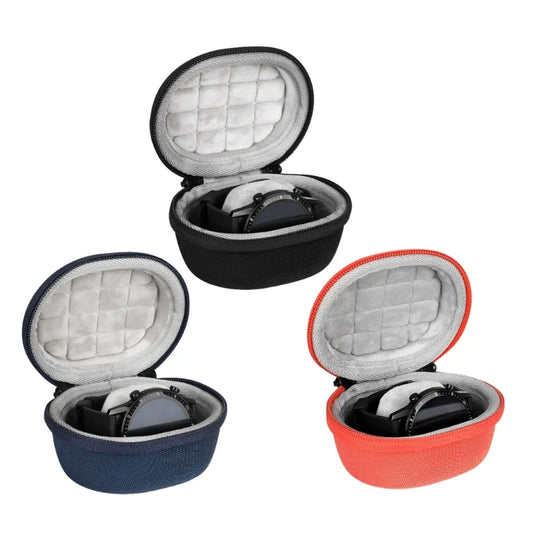 Shock-Resistant Waterproof EVA Watch Storage Box – Portable Single Watch Travel Case with Zipper