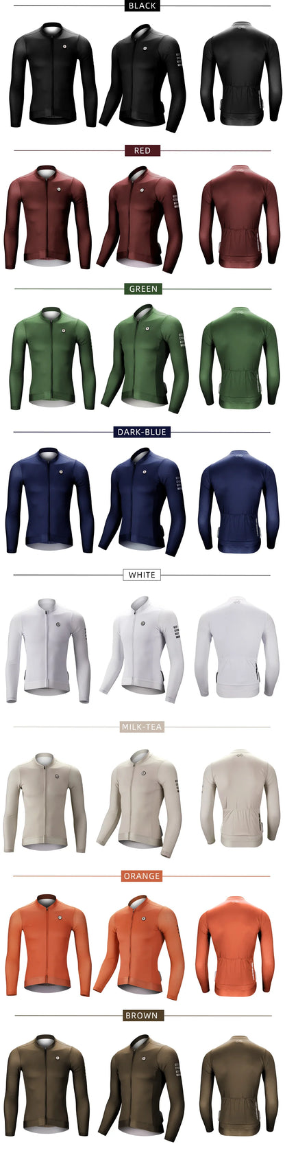 DAREVIE Long Sleeve Cycling Jersey — Pro Aero Slim Fit with 3D Bubble Mesh for Men & Women