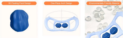 Portable Round Massager Roller – Waist, Abdominal & Leg Clip Tool for Cellulite, Stovepipe & Meridian Massage