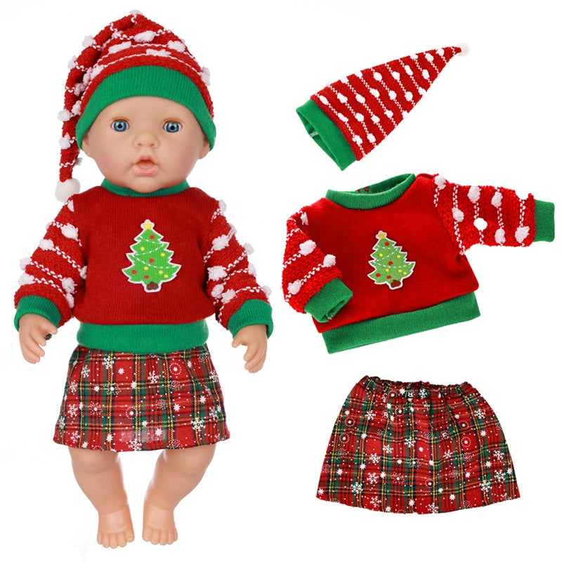 18-Inch Girl Doll Winter Coat — 43cm Baby Doll Jacket Outfit for Dressing