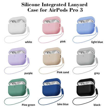 AirPods Pro 3/2 Silicone Case - Protective Wireless Earbuds Cover for Apple AirPods Pro 2nd & 3rd Gen
