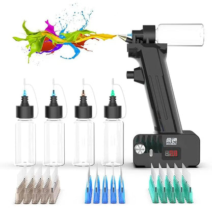 SHANGSE No-Clean Cordless Airbrush Kit – 30PSI Portable Rechargeable Spray Tool for Model Painting & Furniture Restoration