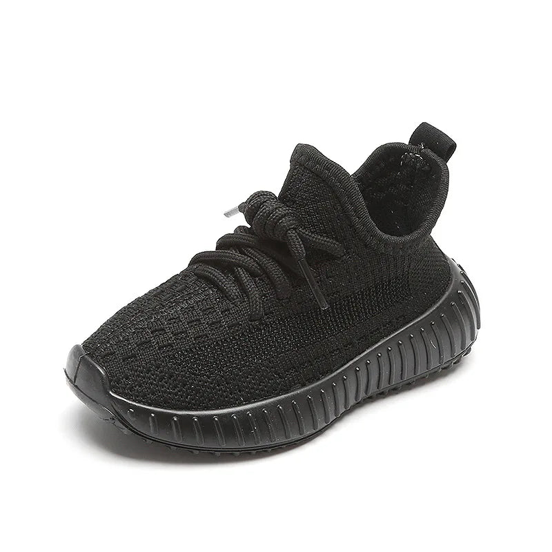 Children's Lightweight Coconut Woven Shoes - Non Slip Rubber Sole Outdoor Sports Mesh Sneakers for Baby Boys & Girls