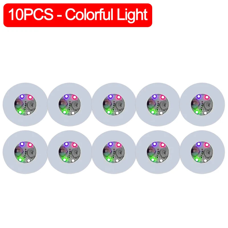 LED Coaster Sticker – Battery-Powered Luminous Glass & Bottle Pads for Bars, Parties, and Drink Decor