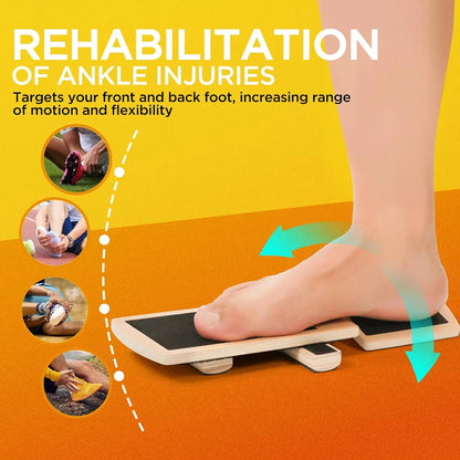 Ankle Balance Board – Foot Strengthener Trainer for Pilates, Balance Training, Sprained Ankle Stability Exercises, and Plantar Fasciitis
