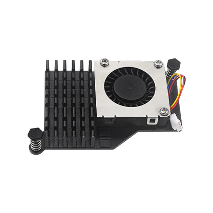 Raspberry Pi 5 Active Cooler — Aluminum Heatsink with PWM Adjustable Fan, Black/Silver/Blue Cooling Radiator for Pi 5