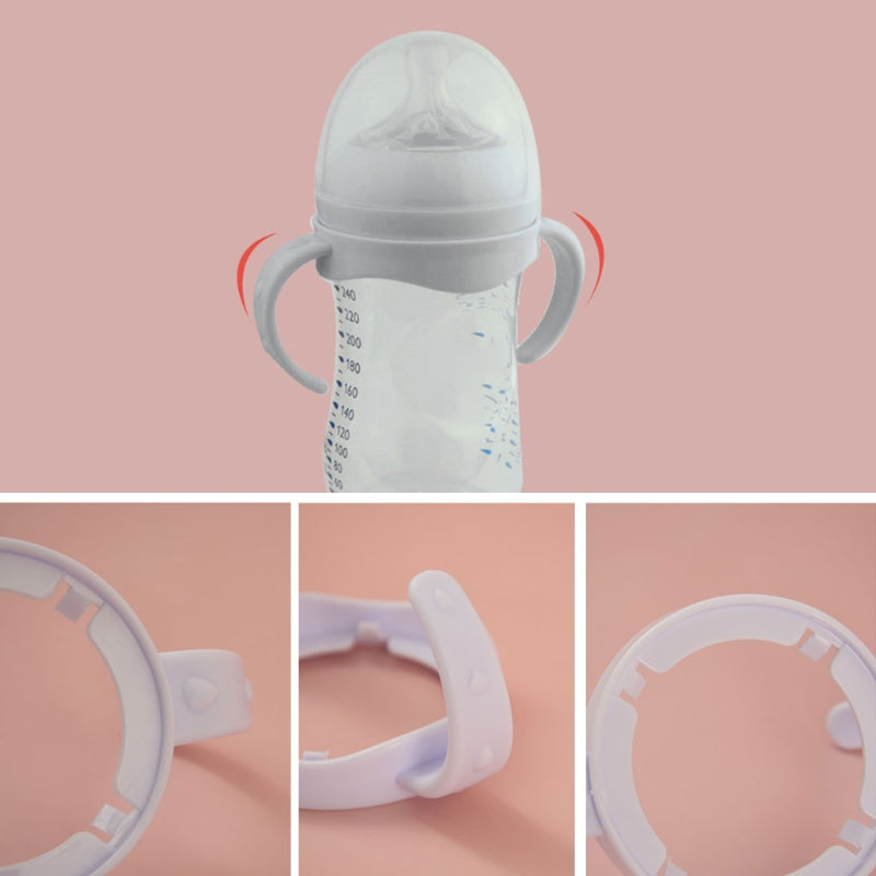 5Pcs/3Pcs/1Pc Baby Bottle Grip Handles – Hand Shank for Avent Natural Wide Mouth Feeding Bottles