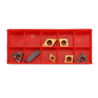 8-16mm Lathe Turning Tool Holder — Boring Bar & CNC Metal Cutter Rod with Shank and Inserts
