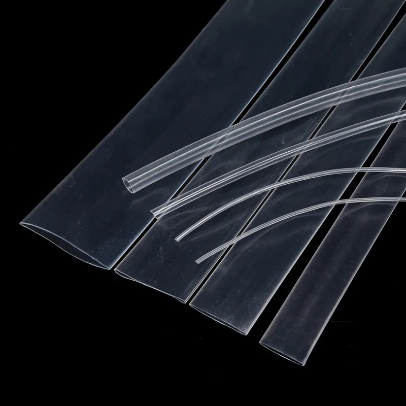 Heat Shrink Tube – 22mm-50mm Clear Shrinkable Insulation Sleeving for Wire & Cable, 2:1 600V