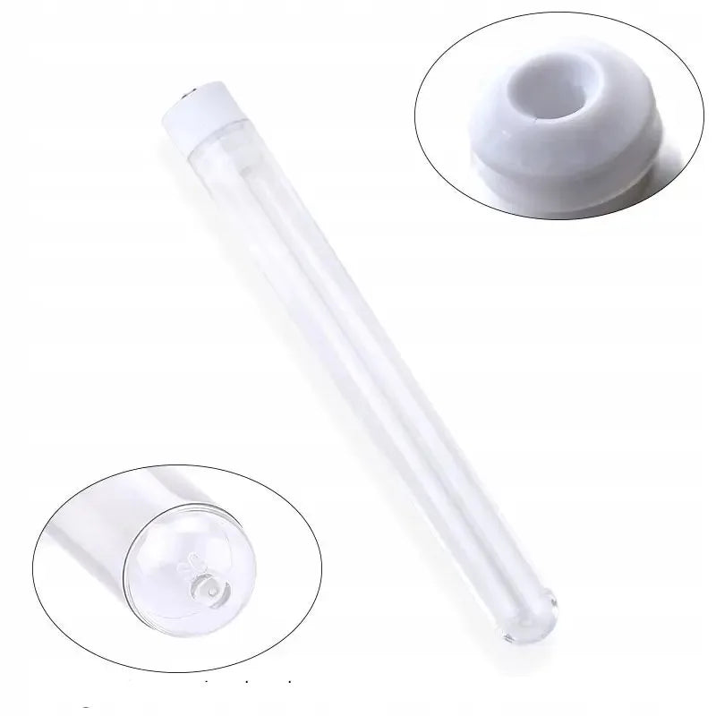 50PCS Eyelash and Eyebrow Brushes with Storage Tubes - Reusable Mascara Wands and Applicators for Lash Extensions and Makeup Care