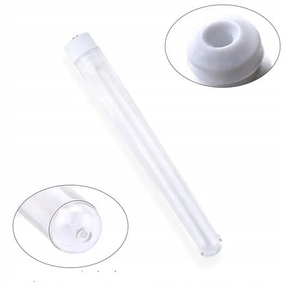 50PCS Eyelash and Eyebrow Brushes with Storage Tubes - Reusable Mascara Wands and Applicators for Lash Extensions and Makeup Care