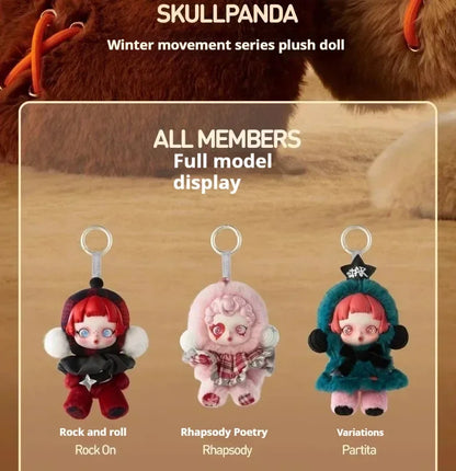 Skullpanda Winter Music Series Plush Blind Box – Cute Keychain Pendant Toy Gift