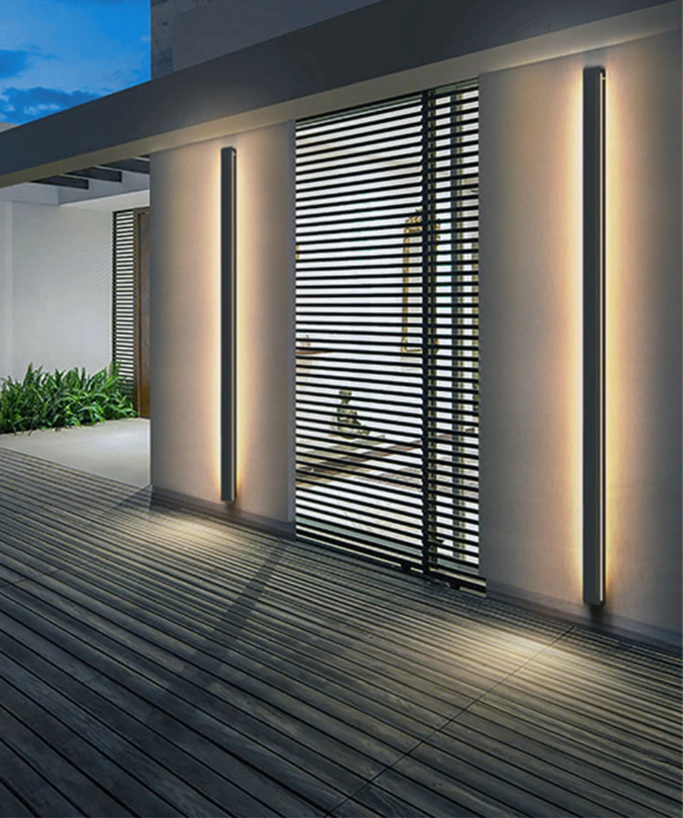 LED Outdoor Wall Light – Modern Waterproof IP65 Porch & Patio Lamp, Rainproof Exterior Wall Sconce for Garage & Garden