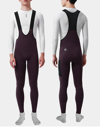 INBIKE Winter Cycling Bib Pants – Thermal Fleece 3D Padded MTB Bib Tights for Men, Cold Weather Cycling Clothing