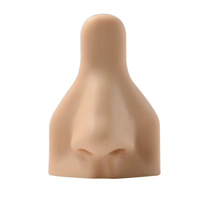 Soft Silicone Ear Nose Mouth Practice Model – Tattoo & Piercing Jewelry Display Stand with Acrylic Earring Holder Kit for Training & Showcase