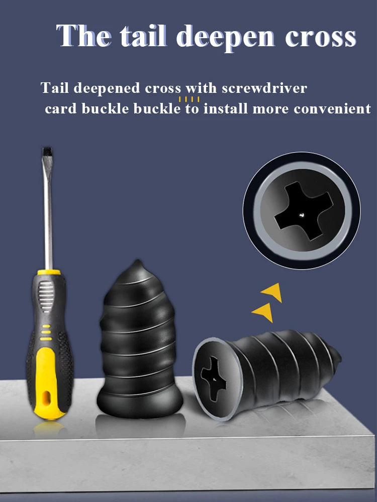 10/30PCS Car & Motorcycle Tyre Repair Nail Set – Universal Rubber Puncture Repair Tool for Truck, Scooter & Bike Tires