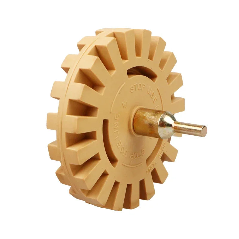 Car Pneumatic Rubber Eraser Wheel Pad - Decal & Sticker Remover - Paint Cleaner & Polish Auxiliary Tool
