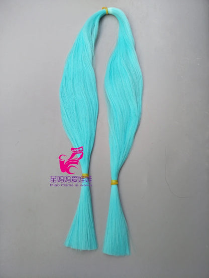 80cm Long Doll Hair Wig - DIY Handmade Doll Hair Accessory for Customization