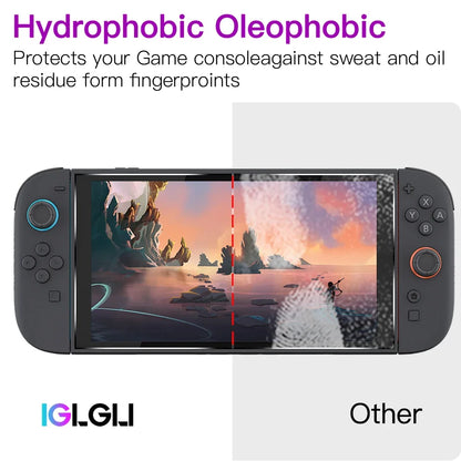 9H Tempered Glass Screen Protector for Nintendo Switch 2 – HD Clear Anti-Scratch Film