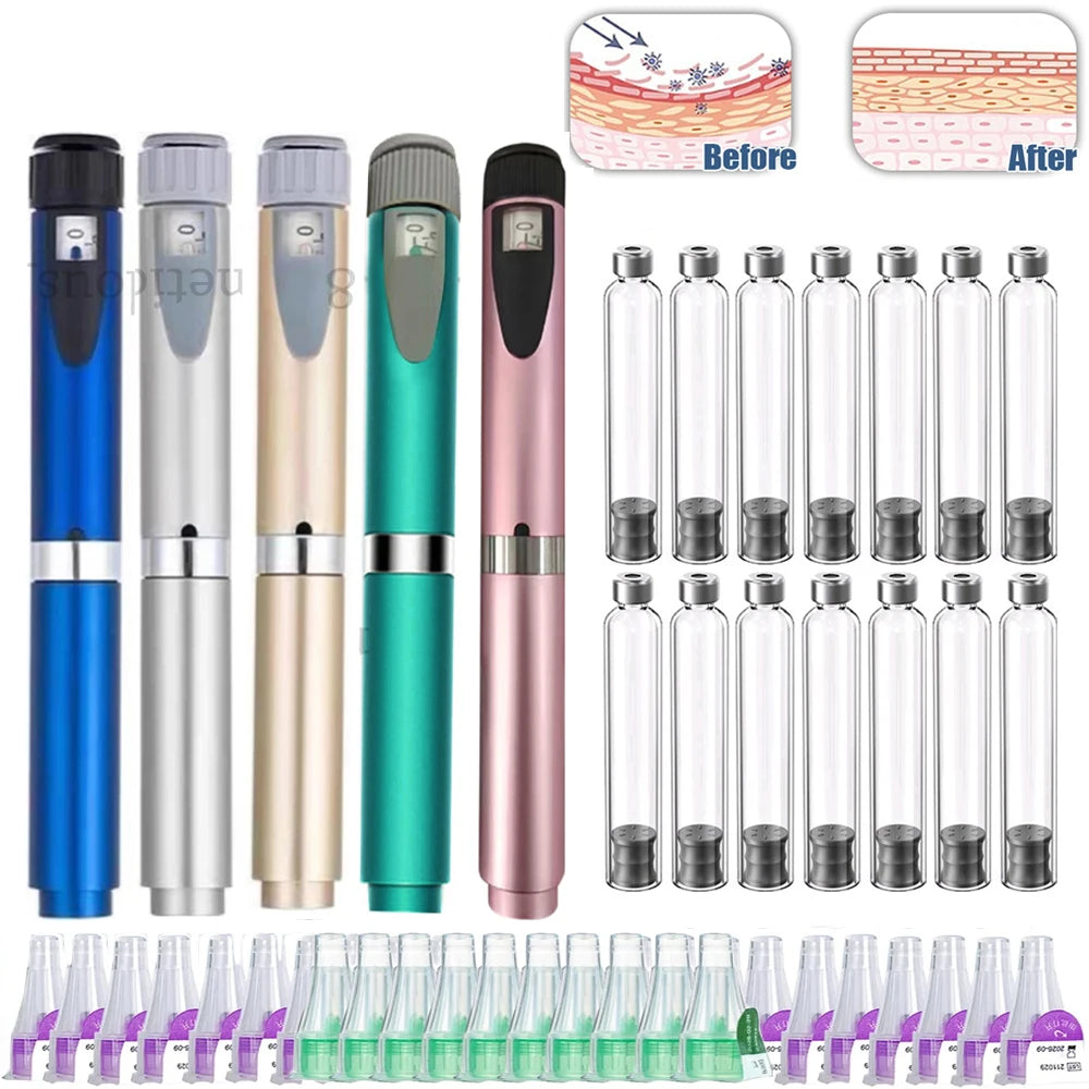 Magic Pen Tattoo Kit – 3ml Empty Cartridge Bottles with Individual Packaging for Medical Aesthetics & Lilly Insulin Pen