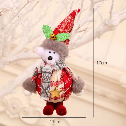Red Star Christmas Tree Ornament – DIY Xmas Pendant New Year Party Gift Home Decor Noel Navidad