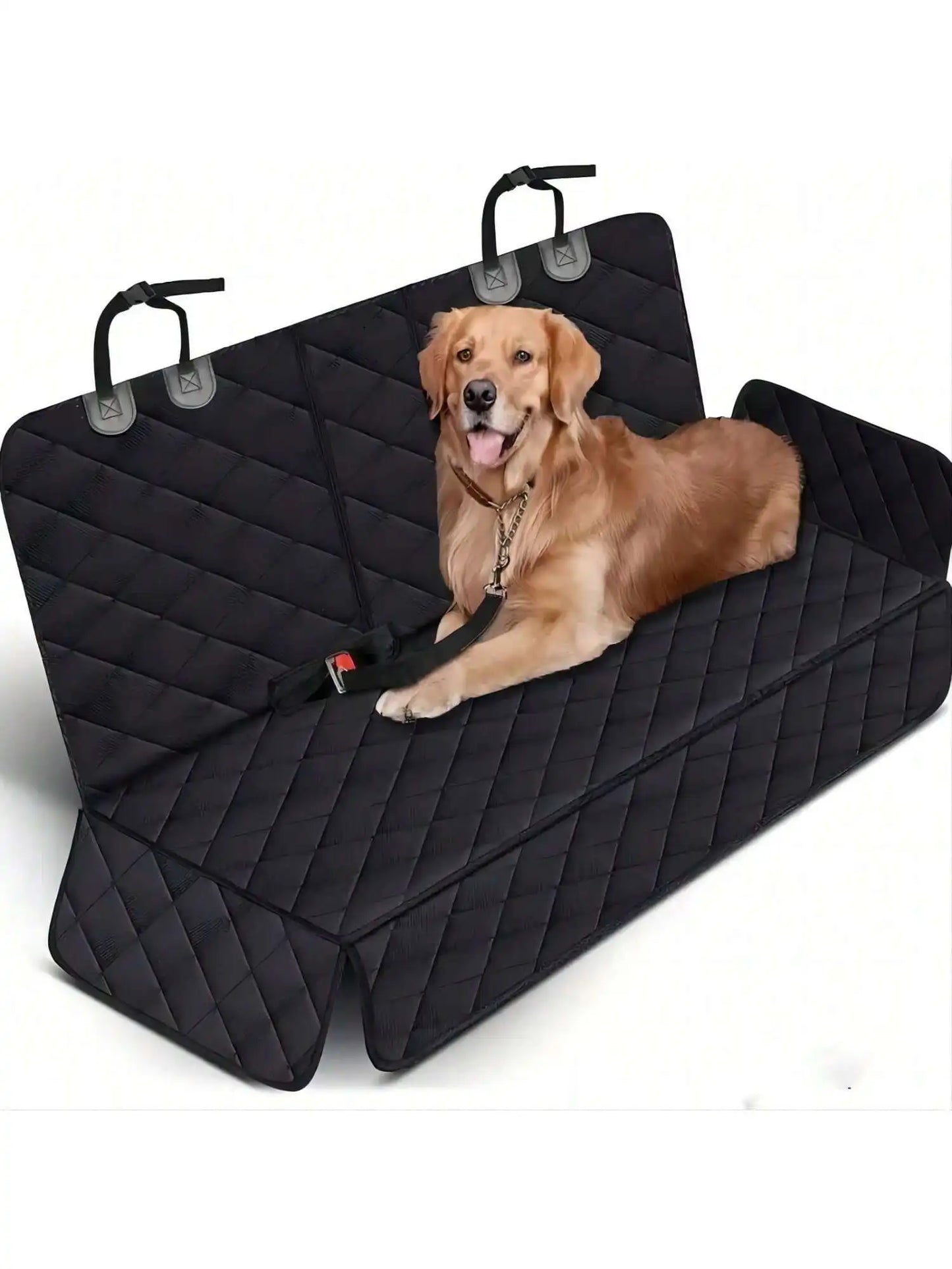 Waterproof Dog Car Seat Cover – Pet Travel Mattress & Seat Protector with Middle Armrest for Dogs