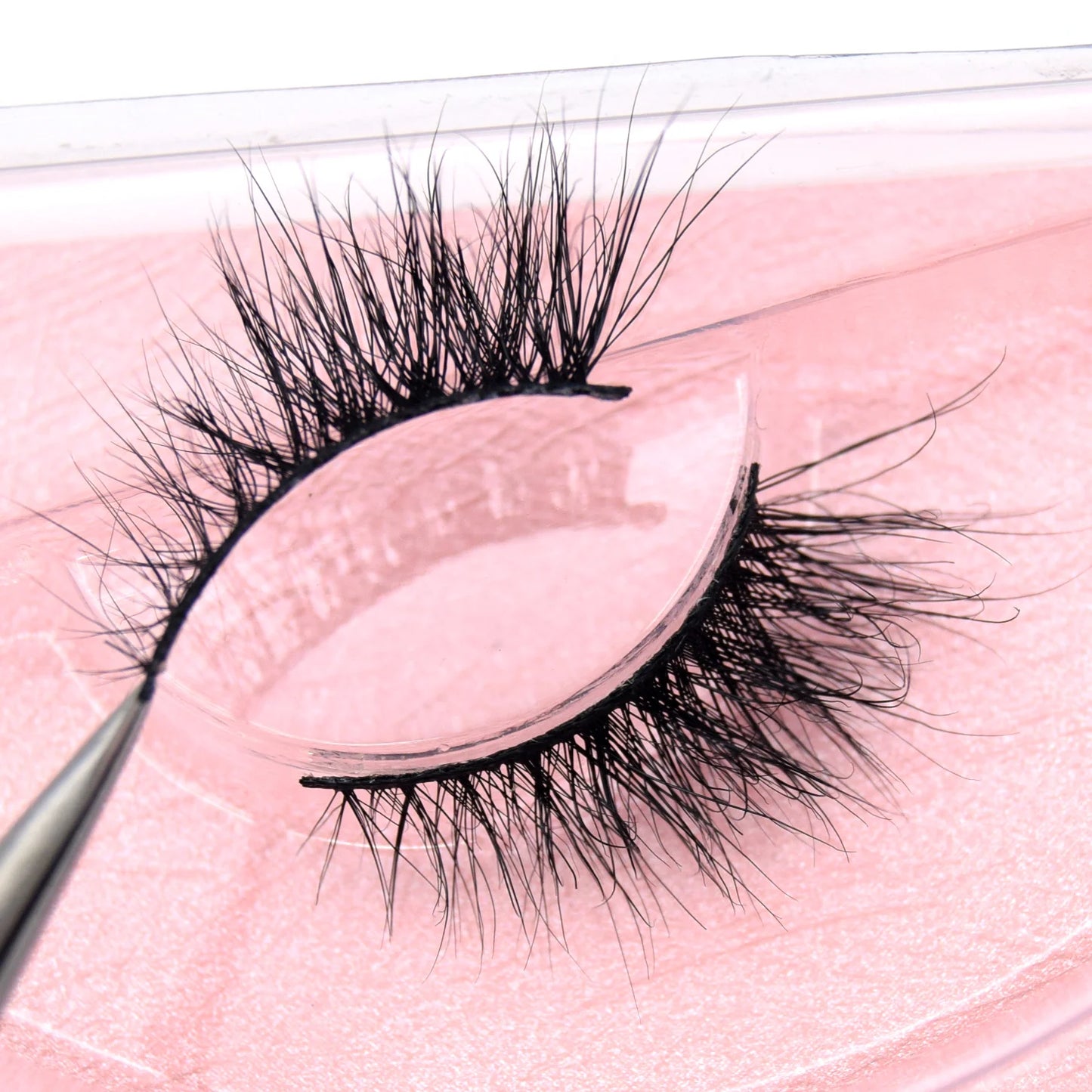 Visofree 13mm 3D Mink Eyelashes – Natural Long Handmade Cruelty-Free False Lashes for Makeup G04