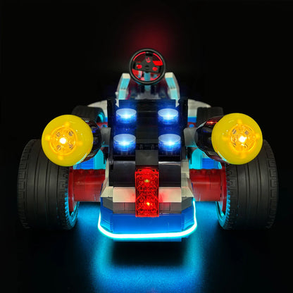 LED Light Kit for LEGO Mario Kart 72037 - Lighting Set for Mario & Standard Kart Building Blocks